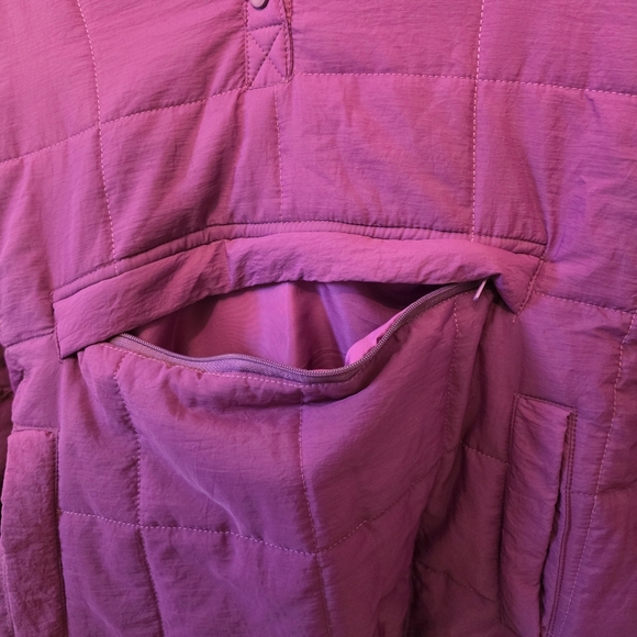 Purple Quilted Pullover Jacket - Picture 5 of 9